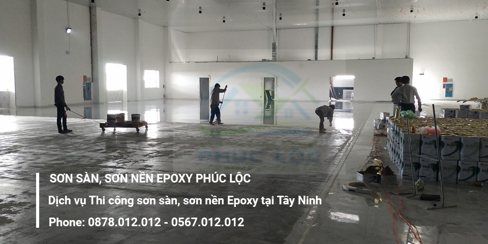 Dịch vụ thi công sơn sàn Epoxy tại Tây Ninh giá rẻ